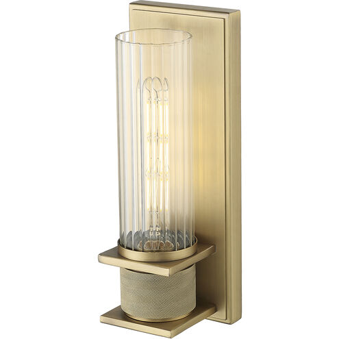 None Wall Sconce Wall Light in Vintage Brass